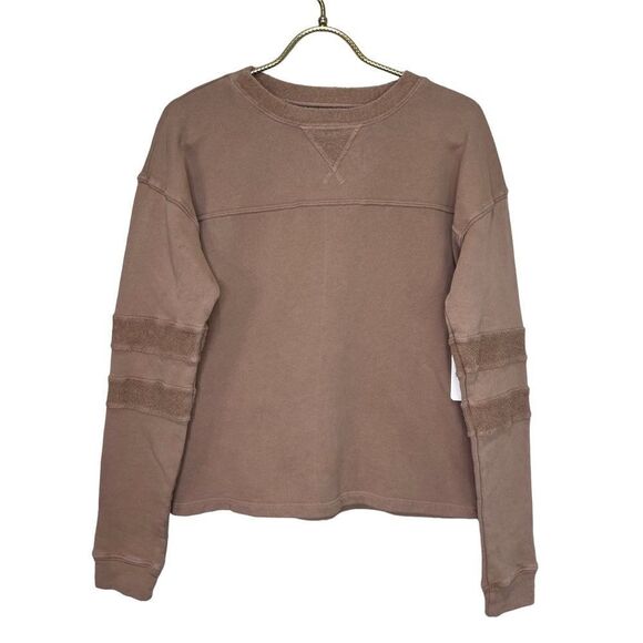 NEW Revolve Year Of Ours Varsity Sweatshirt in Latte XS - Picture 4 of 10